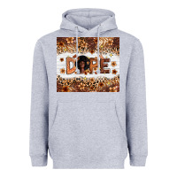 Heather Grey dope melanin Heavyweight Hoodie - Zillion Design Studio