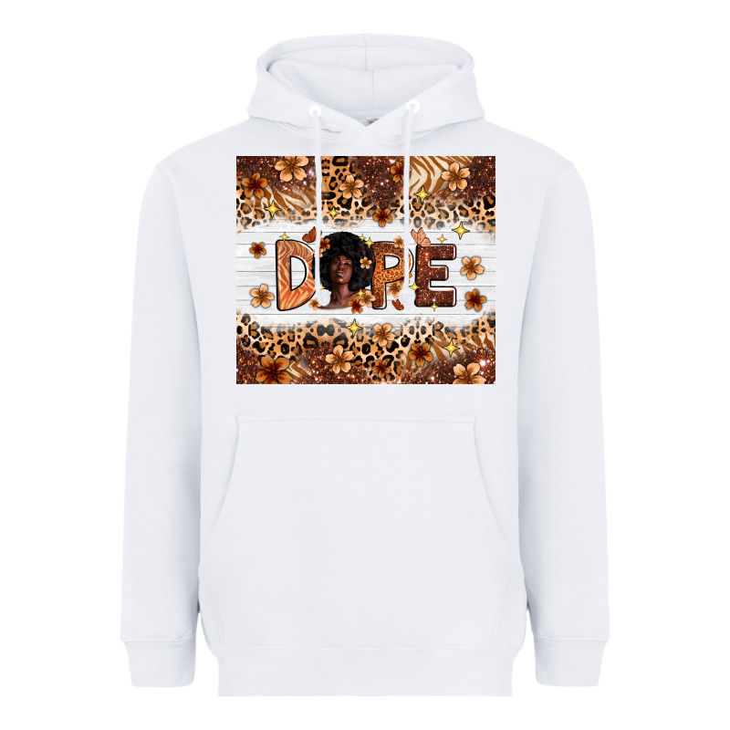Dope Melanin Heavyweight Hoodie by Zillion Design Studio | Teevron