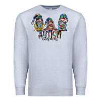 Heather Grey autism awareness Premium Sweatshirt - SublimationCraftShop