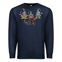 Navy autism awareness Premium Sweatshirt - SublimationCraftShop