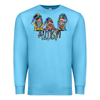 Ocean Blue autism awareness Premium Sweatshirt - SublimationCraftShop