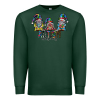 Sports Green autism awareness Premium Sweatshirt - SublimationCraftShop