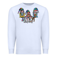 White autism awareness Premium Sweatshirt - SublimationCraftShop