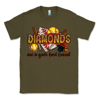 Army Green diamonds are a girls best friends Classic Tee - RanaPortraitStore