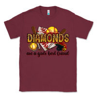 Burgundy diamonds are a girls best friends Classic Tee - RanaPortraitStore