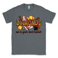 Charcoal Heather diamonds are a girls best friends Classic Tee - RanaPortraitStore