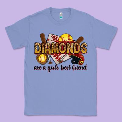 Diamonds Are A Girls Best Friends Classic Tee Designed By Ranaportraitstore