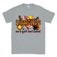 Heather Grey diamonds are a girls best friends Classic Tee - RanaPortraitStore