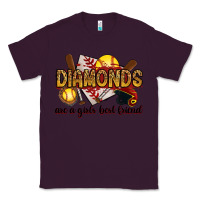 Plum diamonds are a girls best friends Classic Tee - RanaPortraitStore