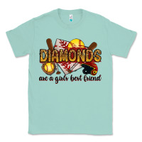 Seafoam diamonds are a girls best friends Classic Tee - RanaPortraitStore