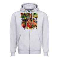 Heather Grey Juneteenth vibes black girl sneakers Zipper Hoodie - RanaPortraitStore