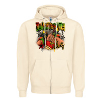 Juneteenth Vibes Black Girl Sneakers Zipper Hoodie | Teevron