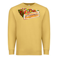 Antique Gold red christmas cake fa element 1 Premium Sweatshirt - FaDigitalArtStudio