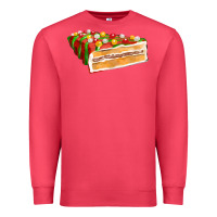 Cardinal red christmas cake fa element 1 Premium Sweatshirt - FaDigitalArtStudio
