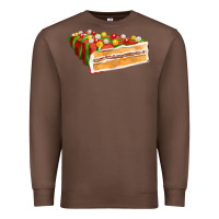 Chestnut red christmas cake fa element 1 Premium Sweatshirt - FaDigitalArtStudio