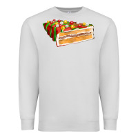 Dove Grey red christmas cake fa element 1 Premium Sweatshirt - FaDigitalArtStudio