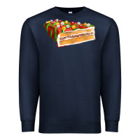 Navy red christmas cake fa element 1 Premium Sweatshirt - FaDigitalArtStudio