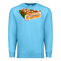 Ocean Blue red christmas cake fa element 1 Premium Sweatshirt - FaDigitalArtStudio