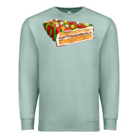 Seafoam red christmas cake fa element 1 Premium Sweatshirt - FaDigitalArtStudio