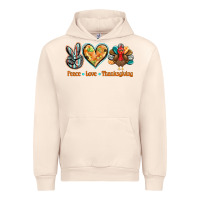 Sandshell peace love thanksgiving Urban Hoodie - BarkalooDesign