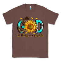 Chestnut with god all things possible Classic Tee - RanaPortraitStore