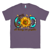 Lavender with god all things possible Classic Tee - RanaPortraitStore