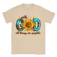 Mushroom with god all things possible Classic Tee - RanaPortraitStore