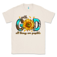 Natural with god all things possible Classic Tee - RanaPortraitStore