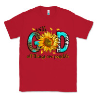 Red with god all things possible Classic Tee - RanaPortraitStore