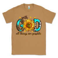 Toasted Coconut with god all things possible Classic Tee - RanaPortraitStore