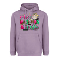 Lavender coffee mascara and hustle Heavyweight Hoodie - Zillion Design Studio