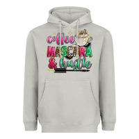 Moon Dust coffee mascara and hustle Heavyweight Hoodie - Zillion Design Studio