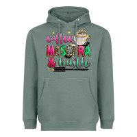 Sage coffee mascara and hustle Heavyweight Hoodie - Zillion Design Studio