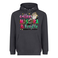 Smoke coffee mascara and hustle Heavyweight Hoodie - Zillion Design Studio
