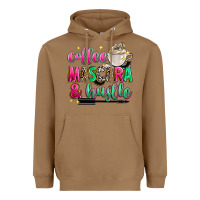 Toasted Coconut coffee mascara and hustle Heavyweight Hoodie - Zillion Design Studio