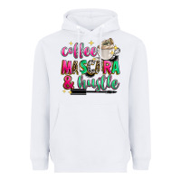 White coffee mascara and hustle Heavyweight Hoodie - Zillion Design Studio