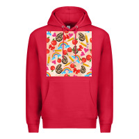 Cardinal back to school seamless pattern 6 (3600x3600) Premium Hoodie - AdoDesignShop
