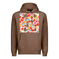 Chestnut back to school seamless pattern 6 (3600x3600) Premium Hoodie - AdoDesignShop