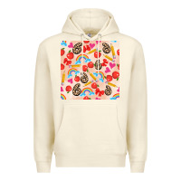 Sandshell back to school seamless pattern 6 (3600x3600) Premium Hoodie - AdoDesignShop