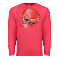 Cardinal red baseball batting helmet fa element Premium Sweatshirt - FaDigitalArtStudio