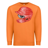 Carrot red baseball batting helmet fa element Premium Sweatshirt - FaDigitalArtStudio