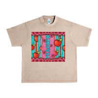 French Oak teacher with  flower glitter and serape leopard Urban Heavy Tee - Artiststas