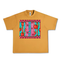 Peanut Butter teacher with  flower glitter and serape leopard Urban Heavy Tee - Artiststas