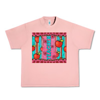 Salmon teacher with  flower glitter and serape leopard Urban Heavy Tee - Artiststas