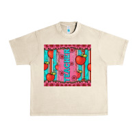 Sandshell teacher with  flower glitter and serape leopard Urban Heavy Tee - Artiststas