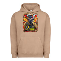 Pigment Burro firefighter axe and ladder Urban Hoodie - LillyAllenDesigns