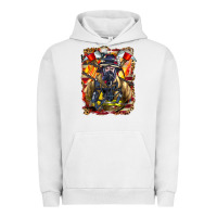 Pigment Lunar Rock firefighter axe and ladder Urban Hoodie - LillyAllenDesigns