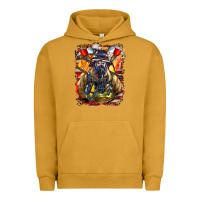 Pigment Peanut Butter firefighter axe and ladder Urban Hoodie - LillyAllenDesigns