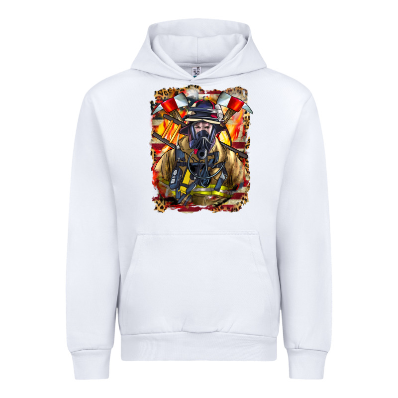 Firefighter Axe And Ladder Urban Hoodie by LillyAllenDesigns | Teevron