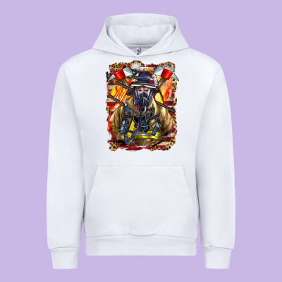 Firefighter Axe And Ladder Urban Hoodie Designed By Lillyallendesigns